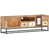 vidaXL Meuble TV 120 x 30 x 40 cm Bois de récupération massif