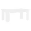 vidaXL Table basse Blanc 100x60x42 cm Bois d'ingénierie