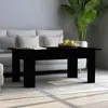 vidaXL Table basse Noir 100 x 60 x 42 cm Aggloméré