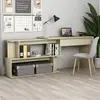vidaXL Bureau d'angle Chêne sonoma 200x50x76 cm Aggloméré