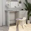 vidaXL Bureau Gris béton 100 x 50 x 76 cm Aggloméré