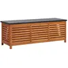 vidaXL Boîte de rangement de jardin 150x50x55 cm Eucalyptus solide
