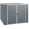 vidaXL Abri de jardin Gris 195x198x159 cm Acier galvanisé