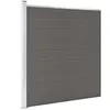 vidaXL Clôture de jardin WPC 175x186 cm Gris