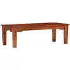 vidaXL Table basse 110 x 50 x 35 cm en bois massif d'acacia