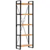 vidaXL Bibliothèque à 5 niveaux 60x30x180 cm Bois d'acacia solide