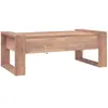 vidaXL Table basse 110 x 60 x 40 cm Bois de teck massif