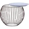 vidaXL Table basse Doré Ø 51 cm