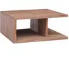 vidaXL Table basse 70x70x30 cm Bois de teck massif