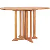 vidaXL Table pliable de jardin papillon 120x70x75 cm Bois teck solide