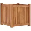 vidaXL Lit surélevé 40x40x40 cm Bois de teck solide