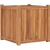 vidaXL Lit surélevé 50x50x50 cm Bois de teck solide