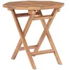 VIDAXL Table pliable de jardin - Carré - 45x45x45 cm - Bois de teck solide