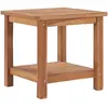 vidaXL Table basse 45x45x45 cm Bois de teck solide