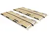 vidaXL Sommiers à lattes 2 pcs avec 28 lattes 7 zones 70x200 cm