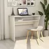vidaXL Bureau Blanc 90x50x74 cm Bois d'ingénierie