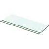 vidaXL Panneaux d'étagère 2 pcs Verre Transparent 50 x 12 cm