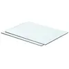 vidaXL Panneaux d'étagère 2 pcs Verre Transparent 50 x 30 cm