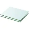 vidaXL Panneaux d'étagère 2 pcs Verre Transparent 20 x 20 cm