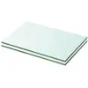 vidaXL Panneaux d'étagère 2 pcs Verre Transparent 20 x 25 cm