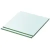 vidaXL Panneaux d'étagère 2 pcs Verre Transparent 30 x 30 cm