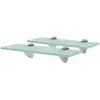 vidaXL Étagères murales 2 pcs Verre 30 x 10 cm 8 mm