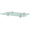 vidaXL Étagères murales 2 pcs Verre 50x10 cm 8 mm