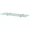 vidaXL Étagères murales 2 pcs Verre 80 x 10 cm 8 mm