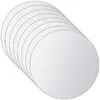 vidaXL Carreaux de miroir 16 pcs Rond Verre
