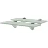 vidaXL Étagères murales 2 pcs Verre 30 x 10 cm 8 mm