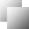 vidaXL Miroirs muraux 2 pcs 60x60 cm Carré Verre