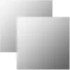 vidaXL Miroirs muraux 2 pcs 50x50 cm Carré Verre