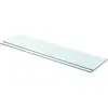 vidaXL Panneaux d'étagère 2 pcs Verre Transparent 90 x 20 cm