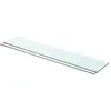 vidaXL Panneaux d'étagère 2 pcs Verre Transparent 80 x 15 cm
