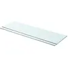vidaXL Panneaux d'étagère 2 pcs Verre Transparent 90 x 25 cm