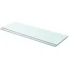 vidaXL Panneaux d'étagère 2 pcs Verre Transparent 90 x 30 cm