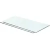 vidaXL Panneaux d'étagère 2 pcs Verre Transparent 60x25 cm