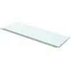 vidaXL Panneaux d'étagère 2 pcs Verre Transparent 60 x 15 cm