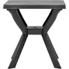 vidaXL Table de bistro Anthracite 70x70x72 cm Plastique
