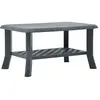 vidaXL Table basse Vert 90 x 60 x 46 cm Plastique