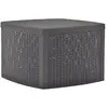vidaXL Table d'appoint Mocha 54x54x36,5 cm Plastique