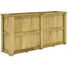 vidaXL Jardinière surélevée 196x50x100 cm Bois de pin imprégné