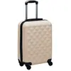 vidaXL Valise rigide Doré ABS