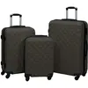 vidaXL Ensemble de valises rigides 3 pcs Anthracite ABS
