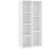 vidaXL Bibliothèque Blanc 50x25x106 cm Bois d'ingénierie