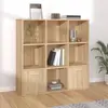 vidaXL Bibliothèque Chêne sonoma 98x30x98 cm Aggloméré
