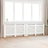 vidaXL Cache-radiateurs 2 pcs Blanc 152x19x81,5 cm MDF