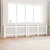 vidaXL Cache-radiateurs 2 pcs Blanc 172x19x81,5 cm MDF