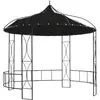 vidaXL Belvédère 300 x 290 cm Anthracite Rond