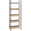 vidaXL Bibliothèque à 5 niveaux chêne 60x27,6x158,5 cm bois ingénierie